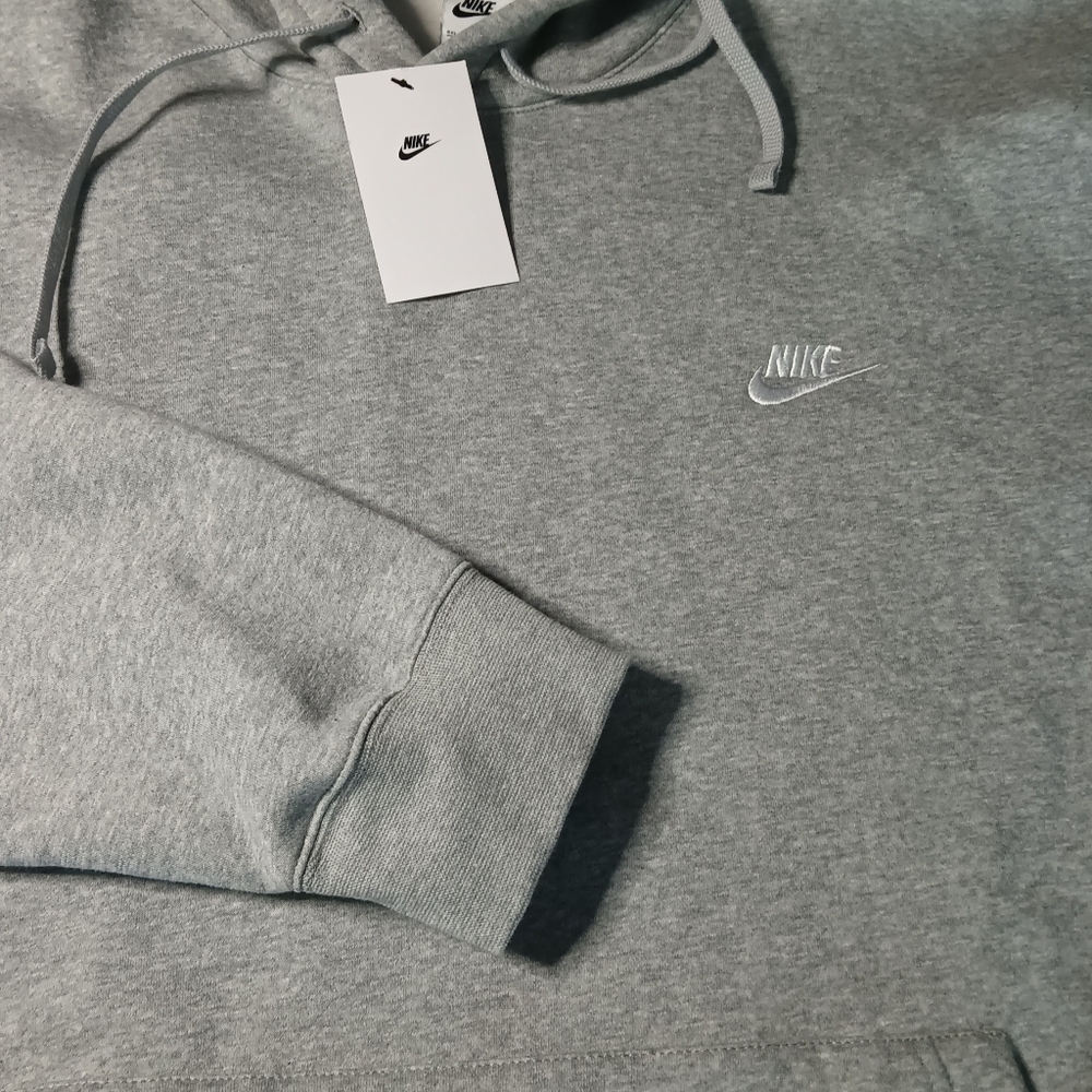 Nike Gray Pullover Long Sleeve Hoodie